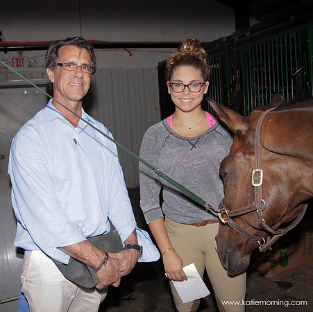 Dr. Baus and Molly, Brenna Doherty